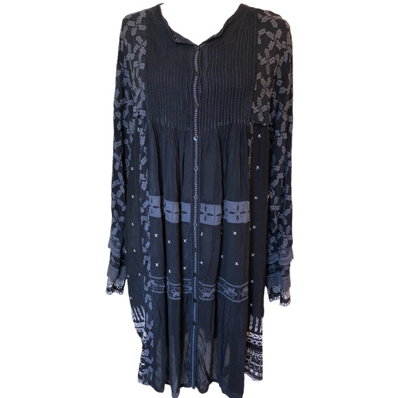 Johnny Was Dresses & Skirts - Johnny Was Embroidered Dress Tunic XXL